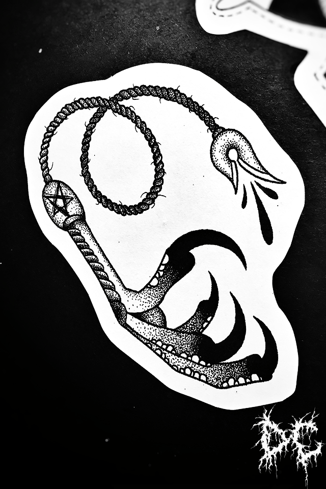 Dobry Chłopiec Tattoo - tatuaż łapka ptaka dotwork projekt wzory tatuaży