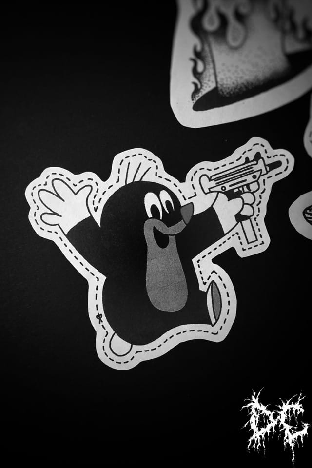 Dobry Chłopiec Tattoo Lublin - tatuaż Krecik wzory tatuaży mały